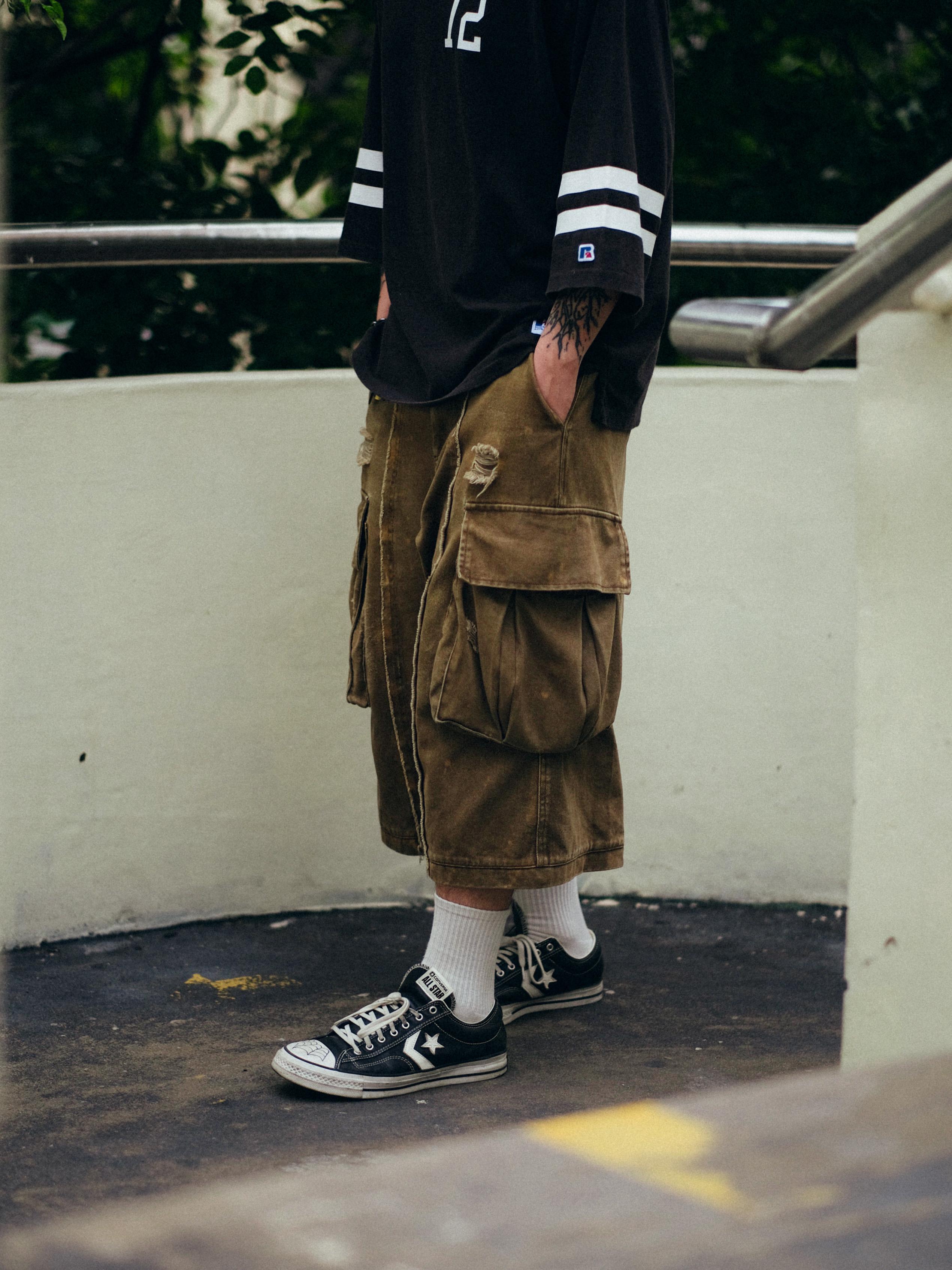 Footloose Tycoon Raw Cropped Pant /Khaki Brown