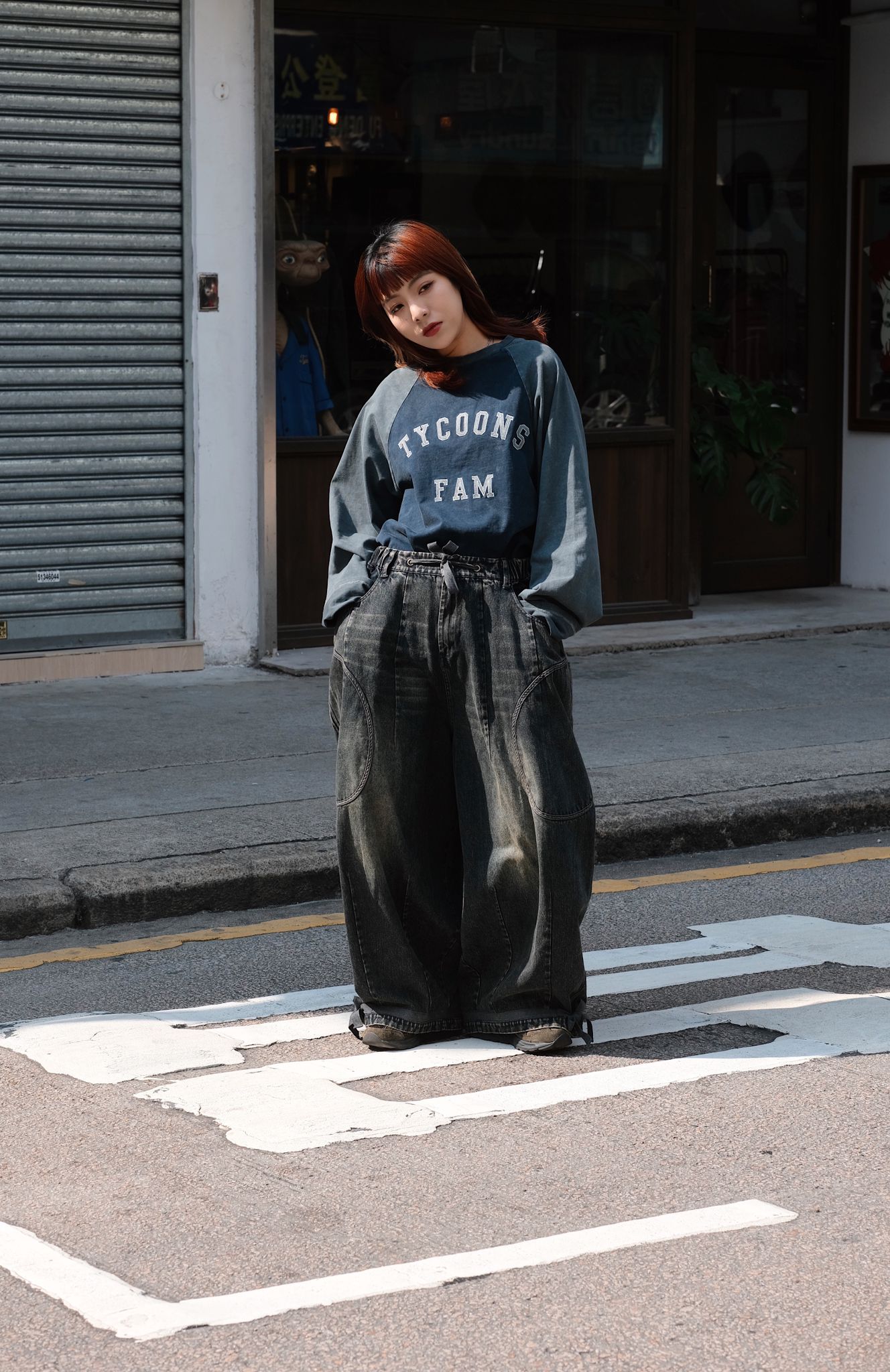 FTC SS24 Tie Rope Balloon Jeans
Round pockets on both side