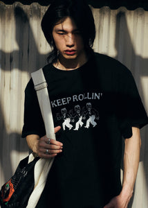 FTC KEEP ROLLING T-SHIRT
WHITE / BLACK