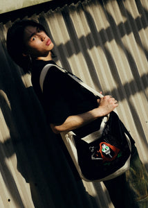 THE FTC GRIM REAPER EMBROIDERY NEWSPAPER BAG