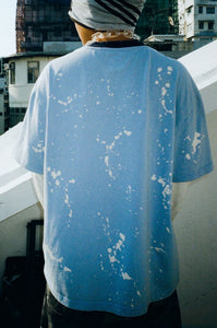 Footloose Tycoon Small Logo Splashing Ink False Two-Pieces Tee