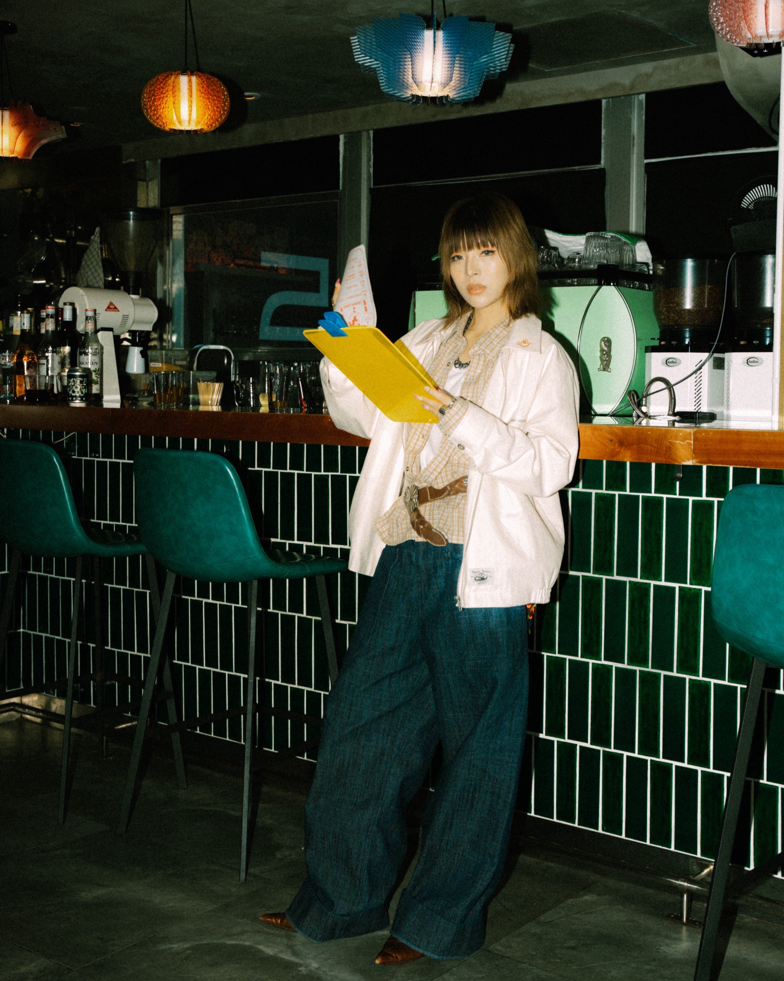 Ho Lan Jeng X Footloose Tycoon Embroidered Fireball Bamboo Jeans