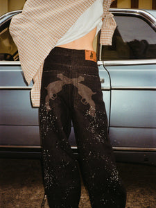 FAA Painter Crossed Pistol Black Jeans