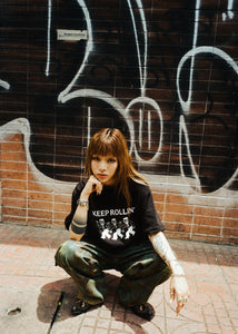 FTC KEEP ROLLING T-SHIRT
WHITE / BLACK