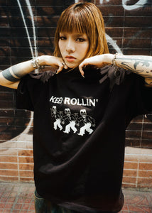 FTC KEEP ROLLING T-SHIRT
WHITE / BLACK