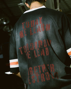 GROCERY X FOOTLOOSE TYCOON TOGETHER WE STRONG WASHED TEE/ BLACK