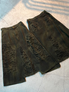 Retro Dirty Double Knee Footloose Tycoon Skirt