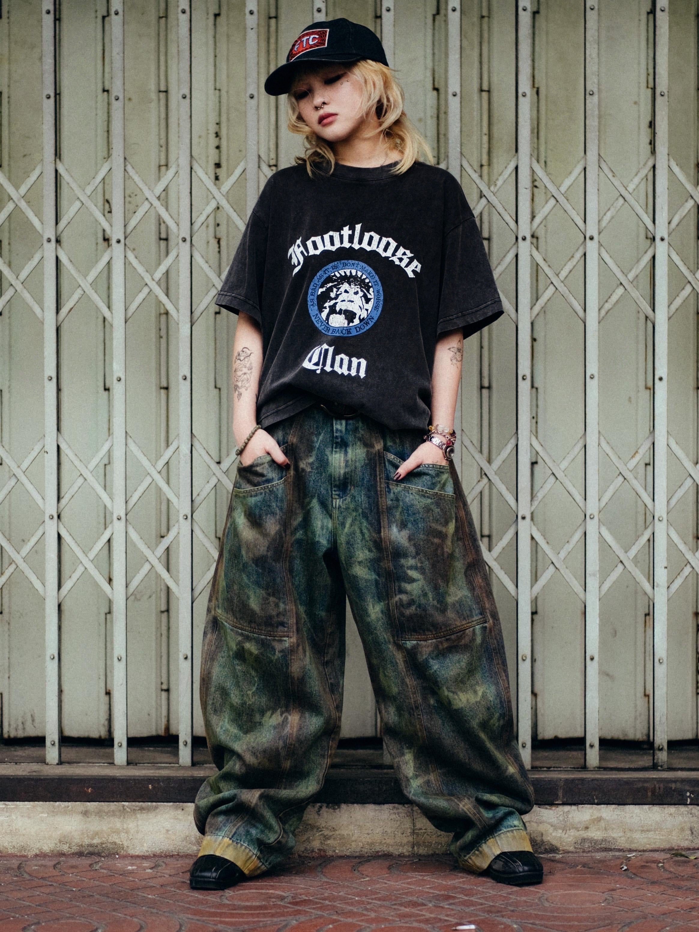 FOOTLOOSE CLAN WASHED T-SHIRT
WASHED BLACK