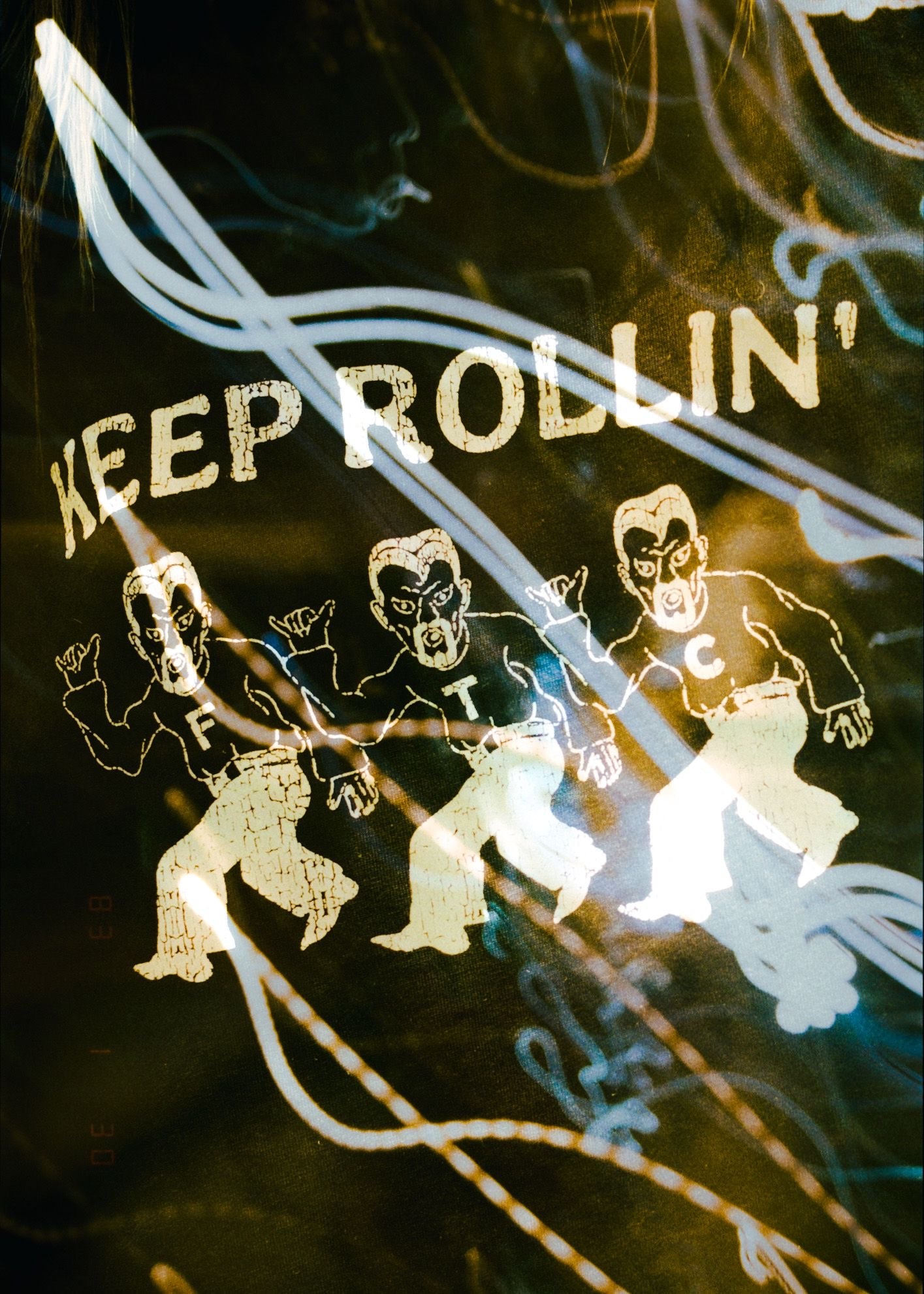 FTC KEEP ROLLING T-SHIRT
WHITE / BLACK
