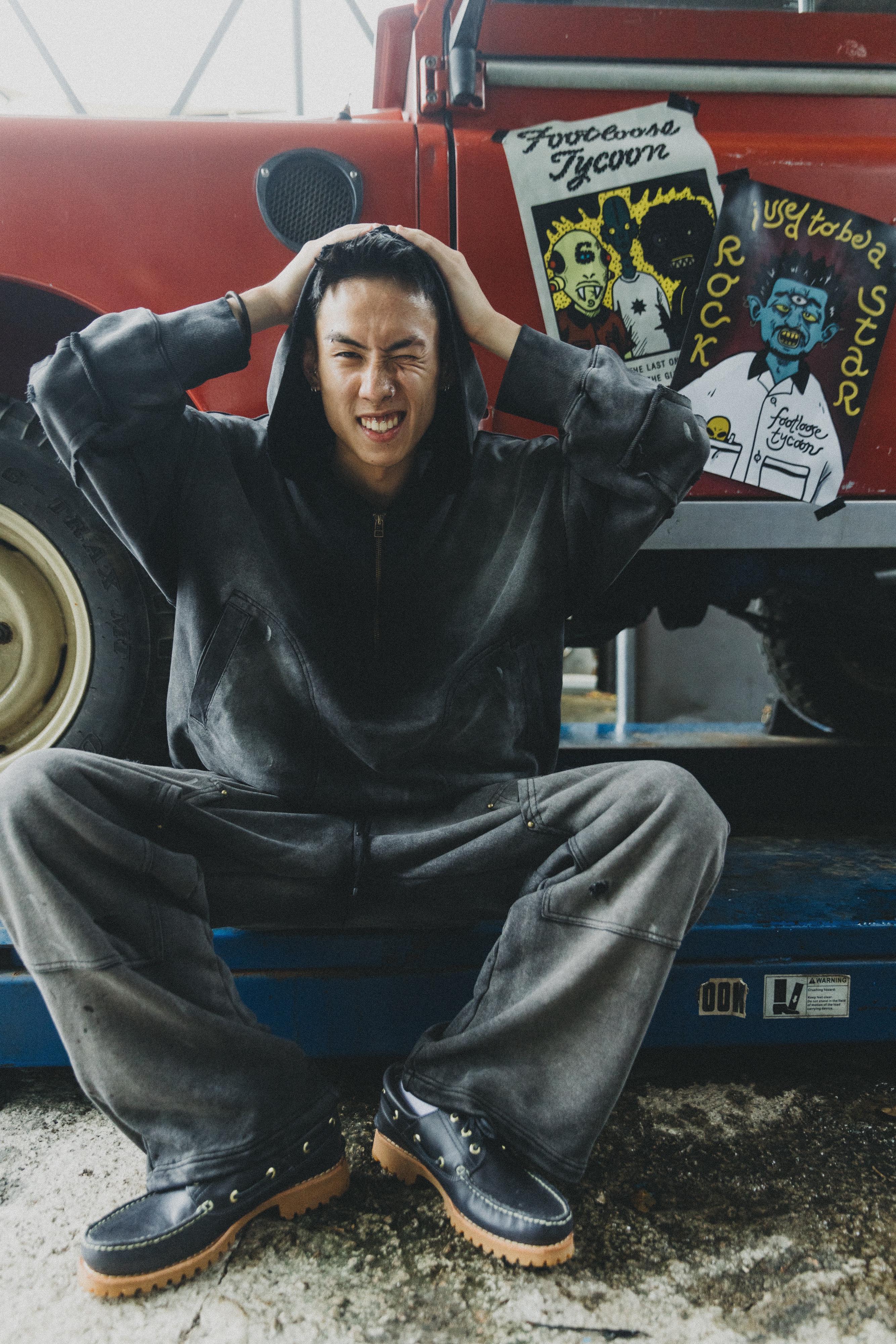 FTC Double Knees Heavy Washed Sweat Pant