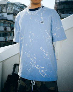 Footloose Tycoon Small Logo Splashing Ink False Two-Pieces Tee