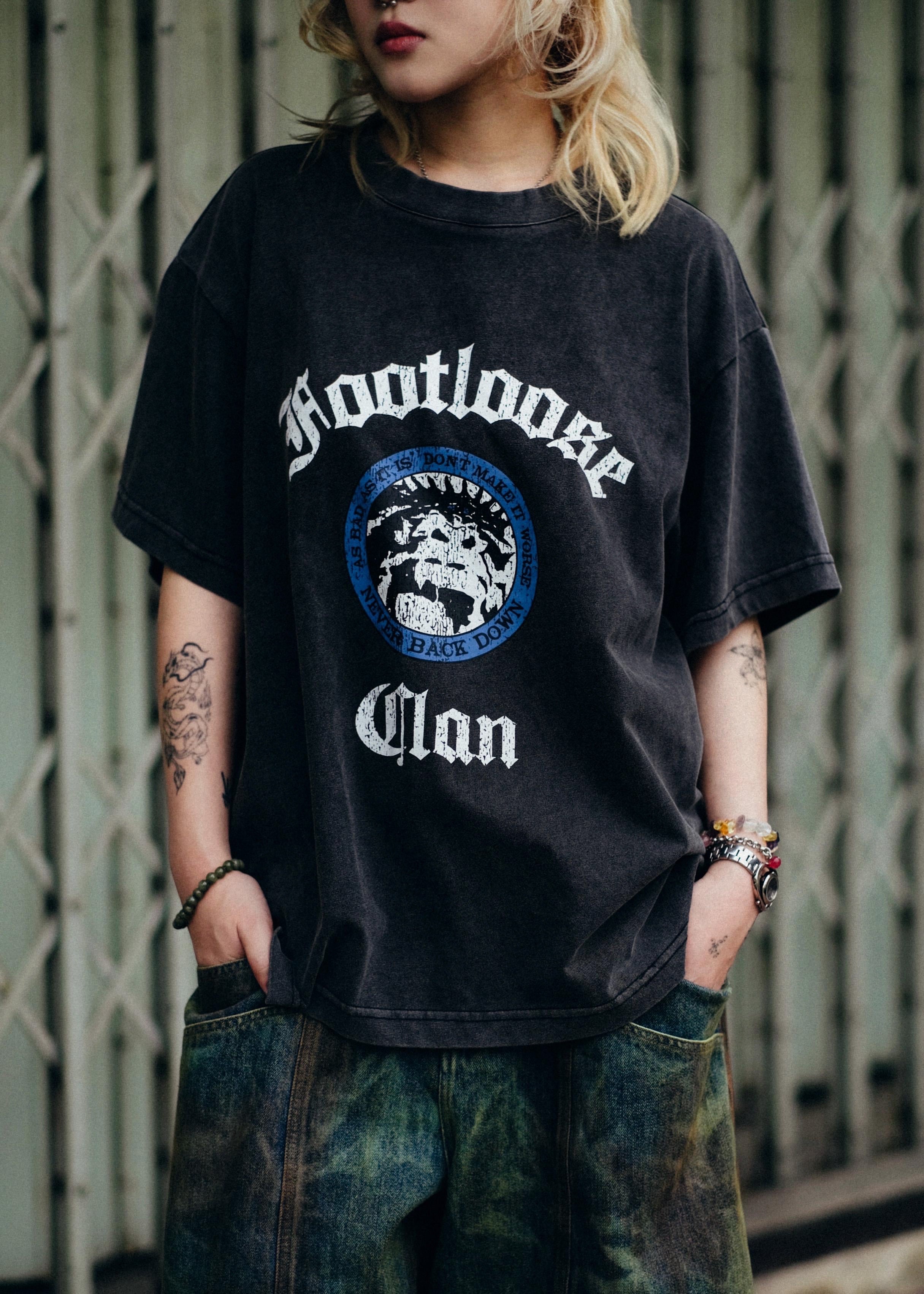 FOOTLOOSE CLAN WASHED T-SHIRT
WASHED BLACK