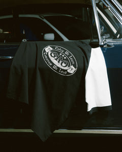 GROCERY X FOOTLOOSE TYCOON RAGLAN TWO TONE TEE/ BLACK