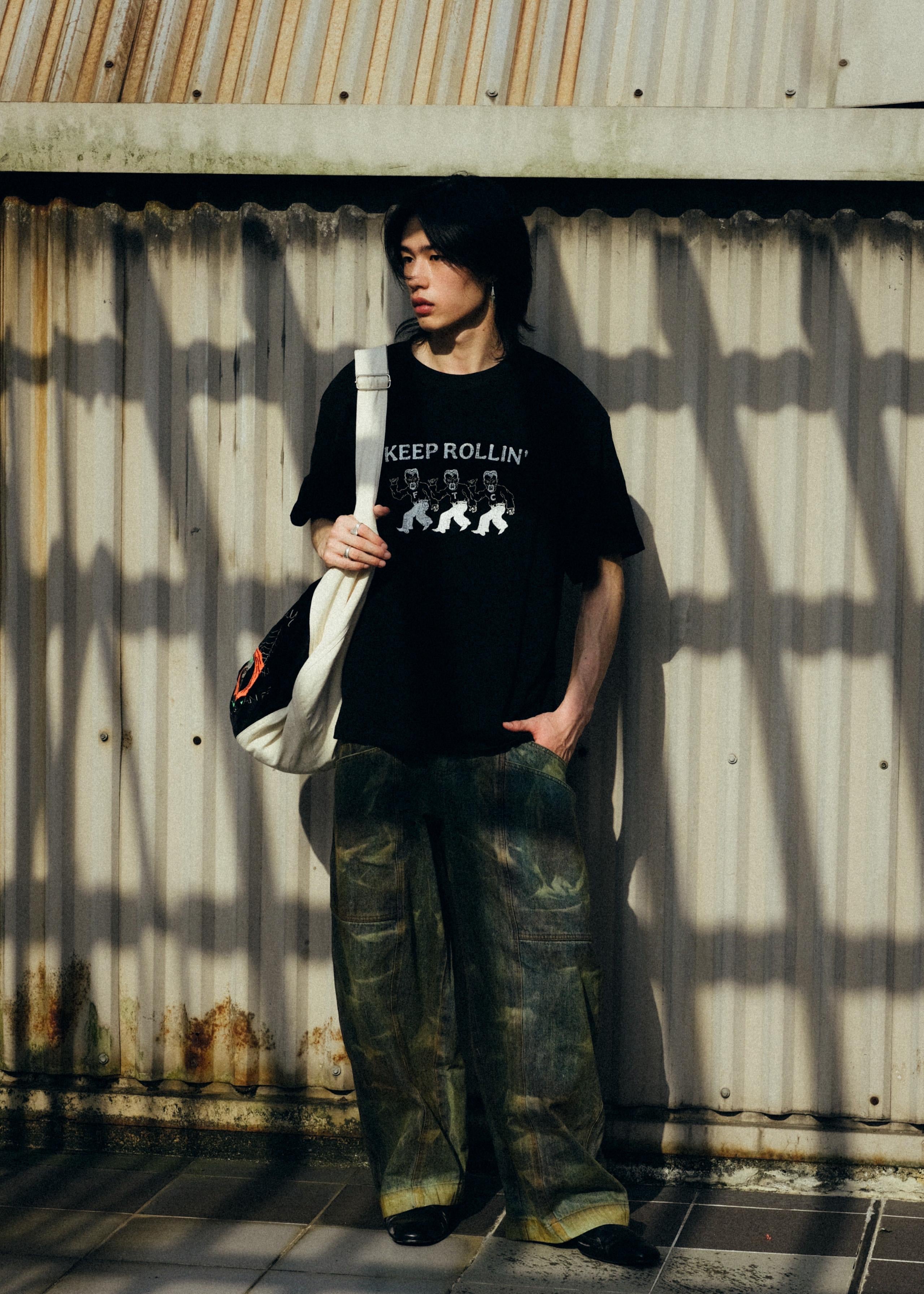 FTC KEEP ROLLING T-SHIRT
WHITE / BLACK