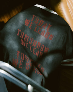 GROCERY X FOOTLOOSE TYCOON TOGETHER WE STRONG WASHED TEE/ BLACK