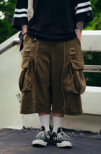 Footloose Tycoon Raw Cropped Pant /Khaki Brown