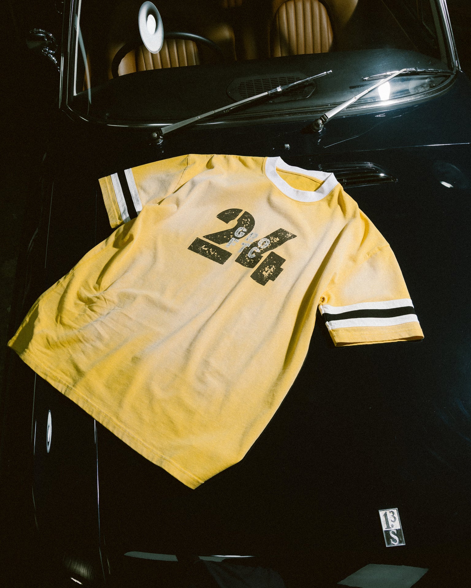 GROCERY X FOOTLOOSE TYCOON TOGETHER WE STRONG WASHED TEE/ YELLOW
