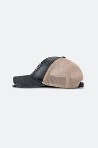 （Preorder）GROCERY X FOOTLOOSE TYCOON DISTRESSED TRUCKER CAP/ WASHED BLACK