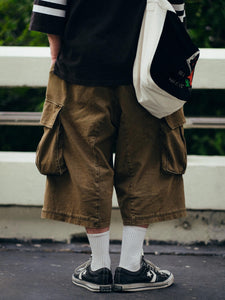Footloose Tycoon Raw Cropped Pant /Khaki Brown