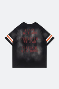 GROCERY X FOOTLOOSE TYCOON TOGETHER WE STRONG WASHED TEE/ BLACK