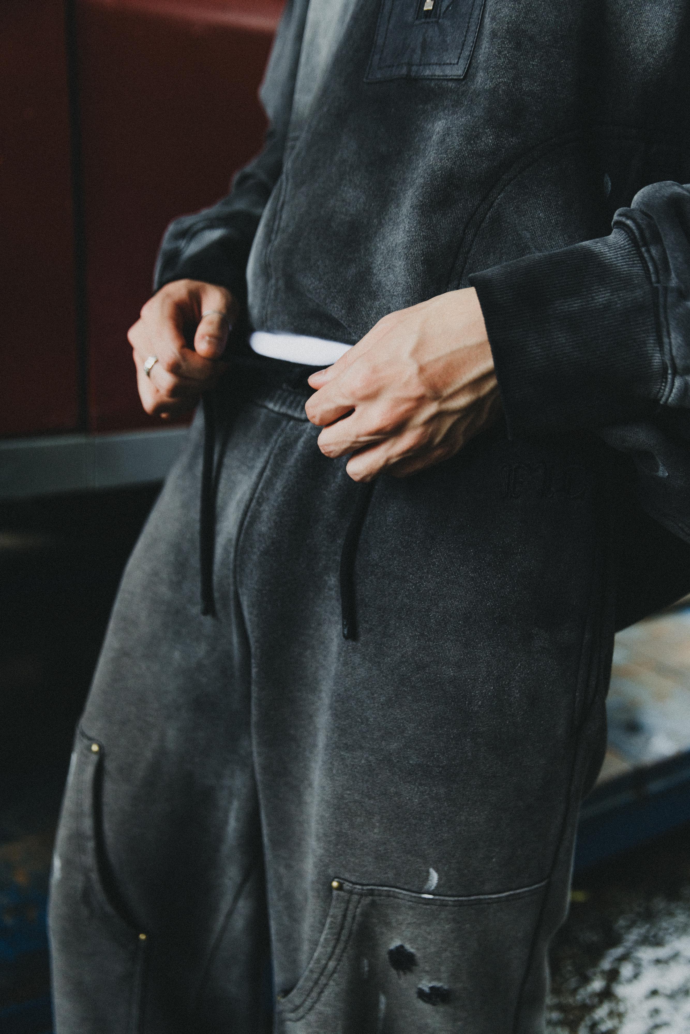 FTC Double Knees Heavy Washed Sweat Pant