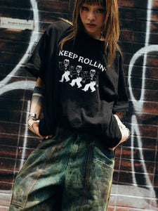 FTC KEEP ROLLING T-SHIRT
WHITE / BLACK