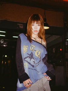 Footlooose Tycoon Off-The-Shoulder Patch Top