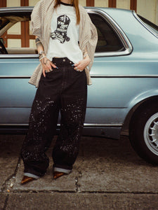 FAA Painter Crossed Pistol Black Jeans