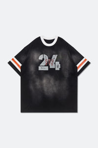GROCERY X FOOTLOOSE TYCOON TOGETHER WE STRONG WASHED TEE/ BLACK