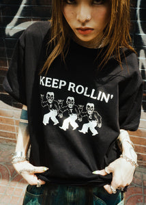 FTC KEEP ROLLING T-SHIRT
WHITE / BLACK