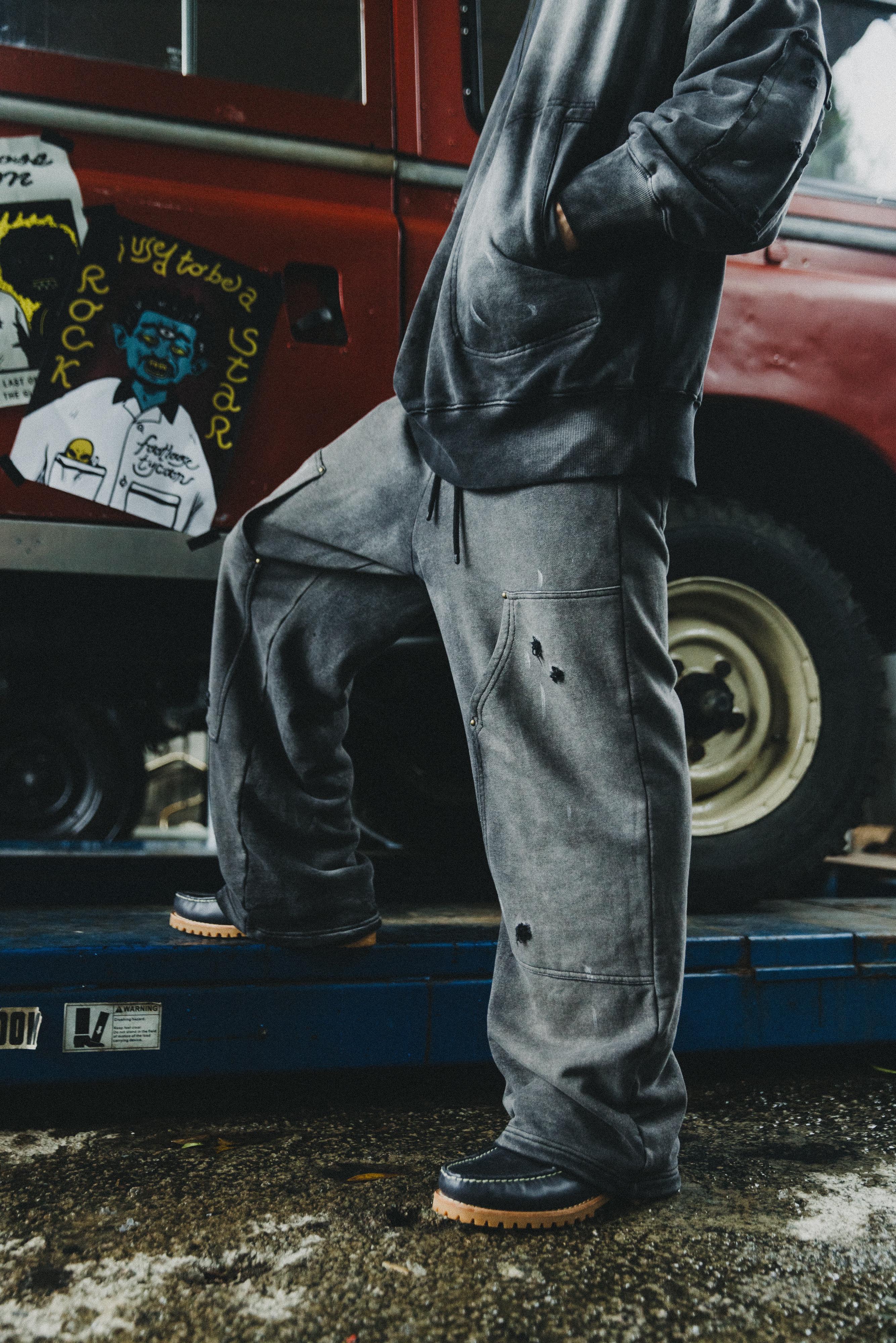 FTC Double Knees Heavy Washed Sweat Pant