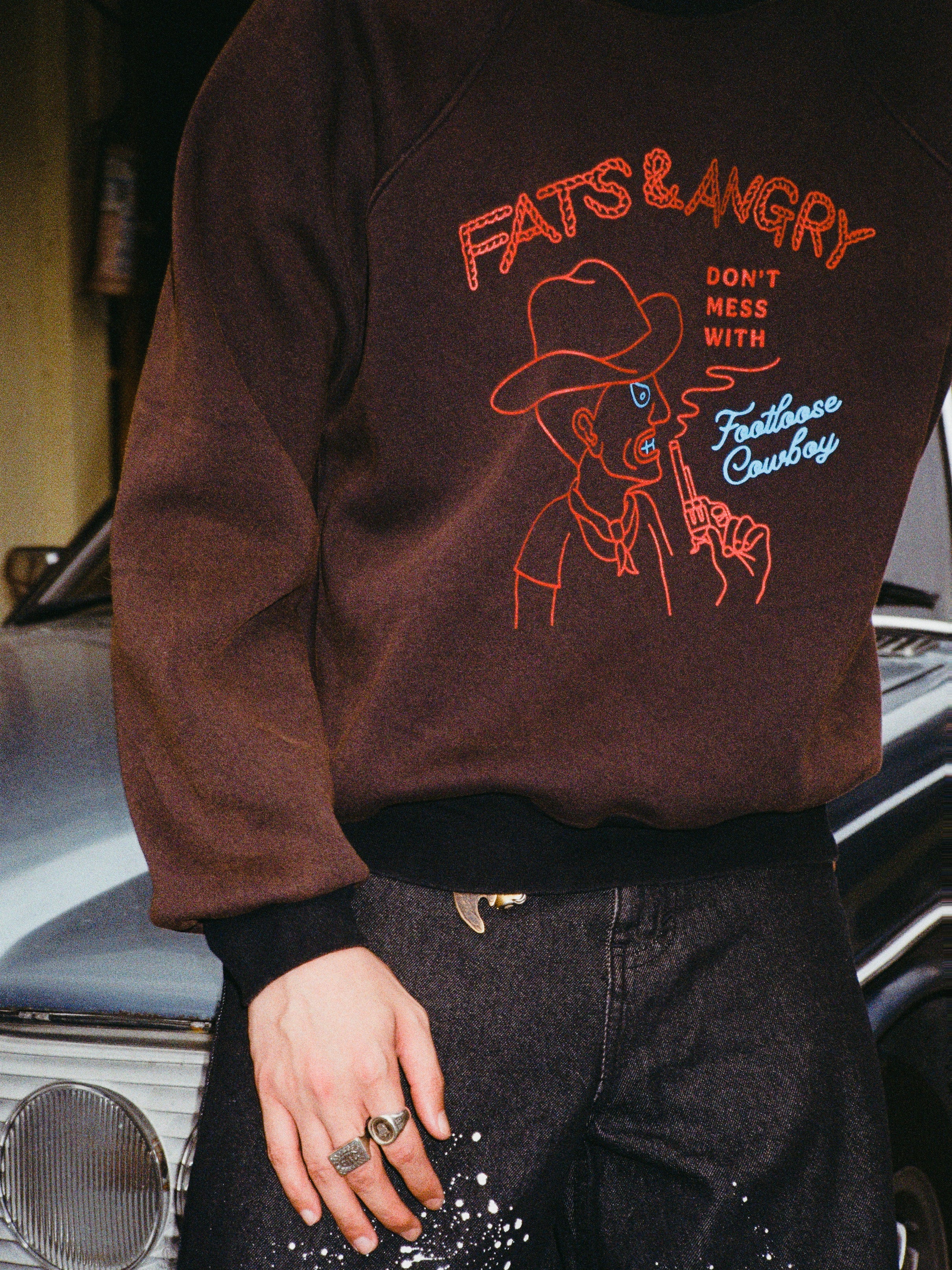 Footloose Cowboy Washed Sweater