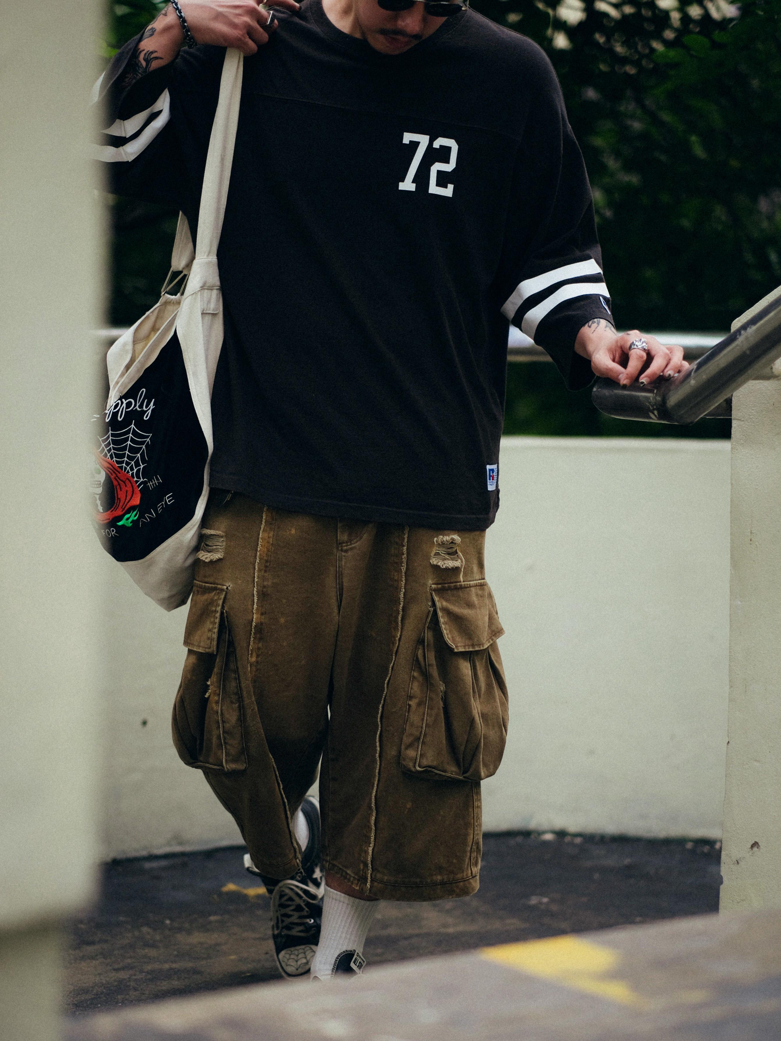 Footloose Tycoon Raw Cropped Pant /Khaki Brown