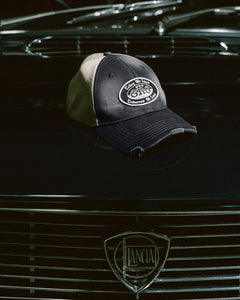 （Preorder）GROCERY X FOOTLOOSE TYCOON DISTRESSED TRUCKER CAP/ WASHED BLACK