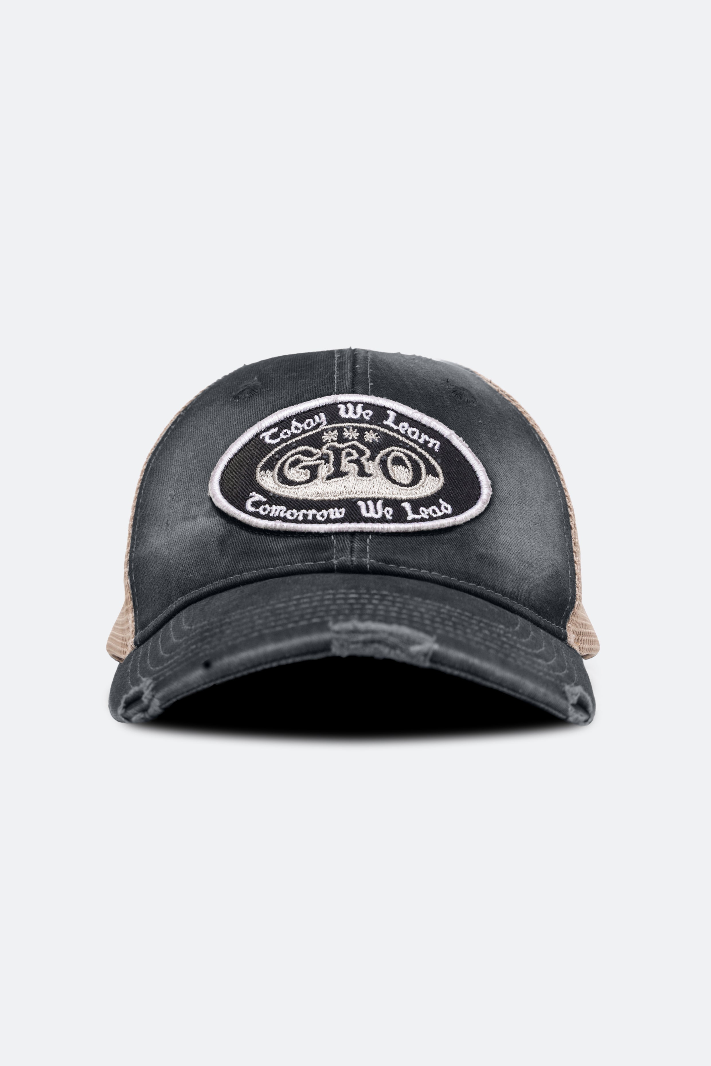 （Preorder）GROCERY X FOOTLOOSE TYCOON DISTRESSED TRUCKER CAP/ WASHED BLACK