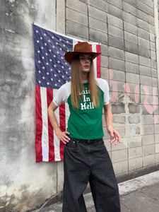 FATS AND ANGRY X FOOTLOOSE TYCOON ”RASIED IN HELL“ Tee